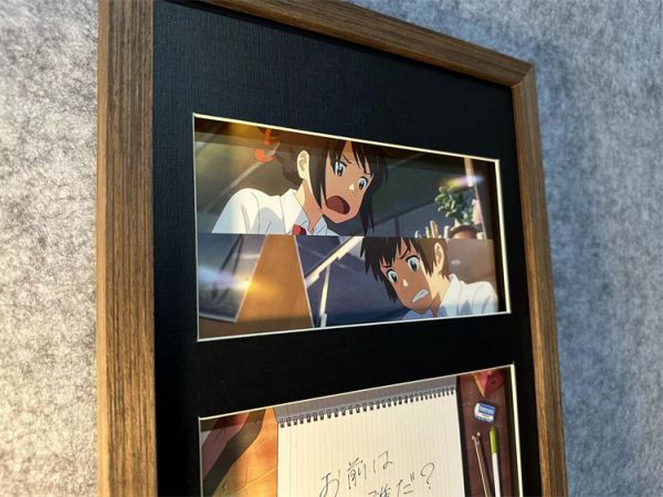 【海外代購】【23*32CM】千鳥社 你的名字立花瀧宮水三葉新海誠擺台 裝飾畫01 