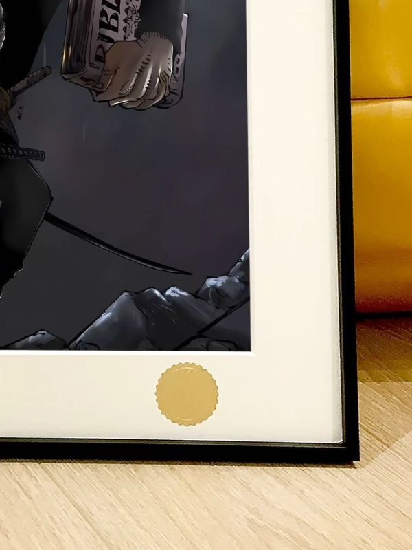 【海外代購】星空  索隆vs大熊 裝飾畫 