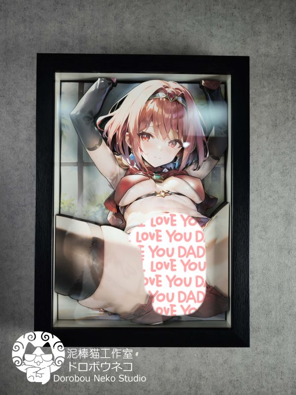 【海外代購】泥棒貓 DSMG-020異度神劍 焰 立體畫裝飾畫 