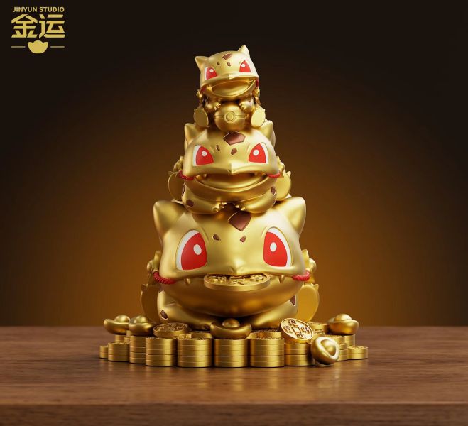 【預定】金運 金蟾蛙妙蛙種子招財趣味擺件 