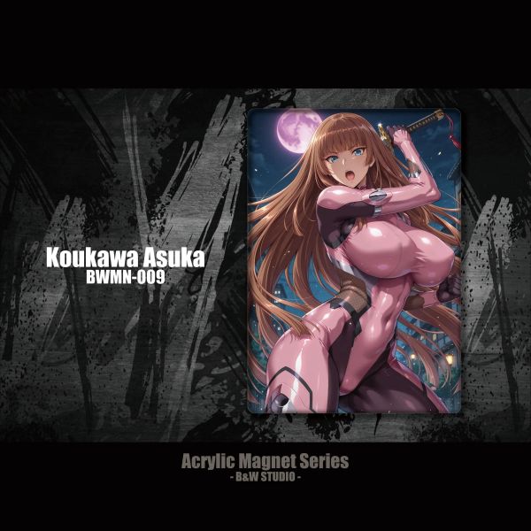 【海外代購】黑白畫映 B&W Studio 甲河飛鳥 亞克力冰箱貼 BWMN-009 