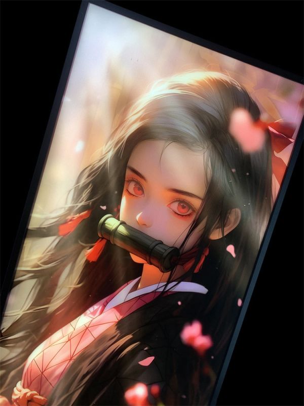 【海外代購】萌萌匠 灶門祢豆子 導光裝飾畫 