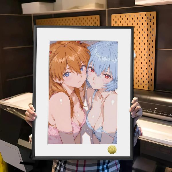 【海外代購】皇呱《睡衣明日香綾波麗》性感睡衣裝飾畫 午睡毯 地毯 