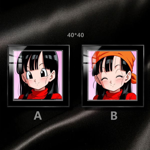 【海外代購】阿喵畫社 七龍珠幼年琪琪雙宮 牆面高清組合裝飾畫 