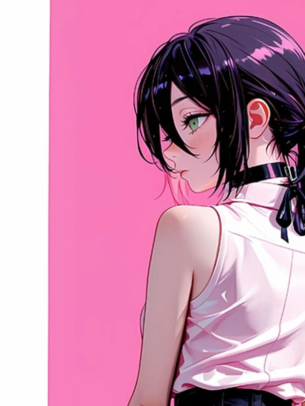 【海外代購】巴洛克 《蹲姿蕾塞》鏈鋸人蕾塞篇裝飾畫冰箱貼 