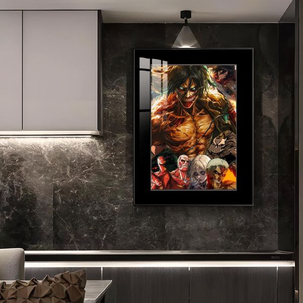 【海外代購】橘子 JUZI 進擊巨人切片巨人海報 