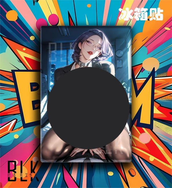 【海外代購】巴洛克 《西裝金美庭》金組長美麗新世界Kim Mi-jung韓漫動漫裝飾畫冰箱貼 