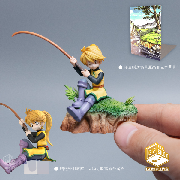 【預定】GB 像素 圖鑑20比例經典還原系列 第二彈 釣魚小黃 