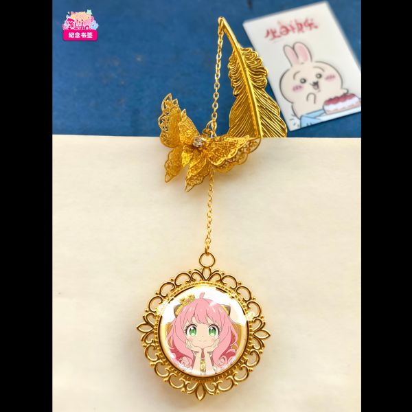 【海外代購】阿喵畫社 小皇帝阿尼亞招財 紀念掛飾書籤掛飾 