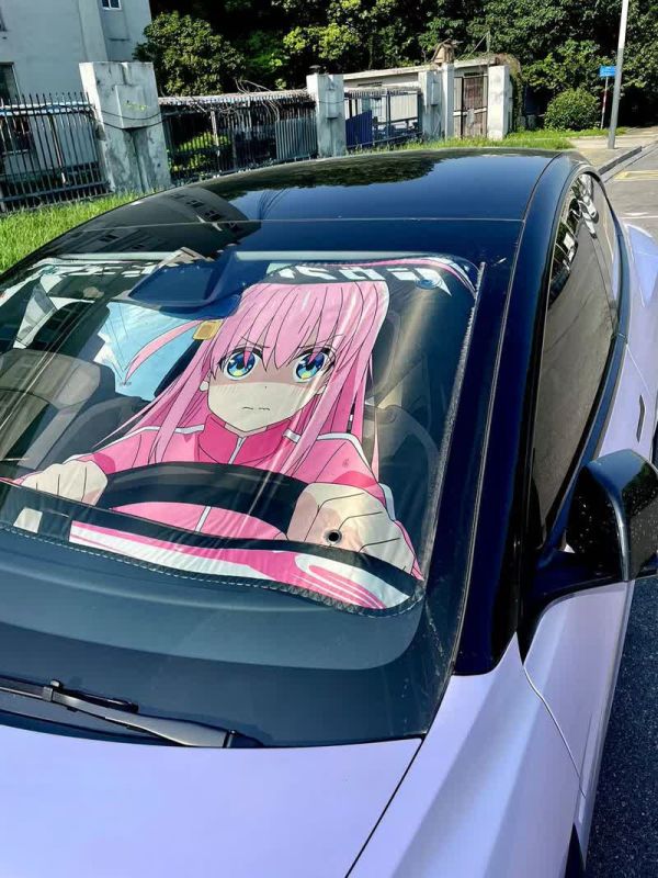 【海外代購】千鳥社 孤獨搖滾 後藤一里波奇醬遮陽隔熱膜 