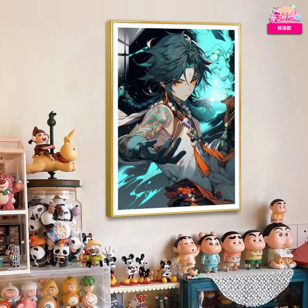【海外代購】阿喵畫社《原神》魈寶 8k超清裝飾畫 