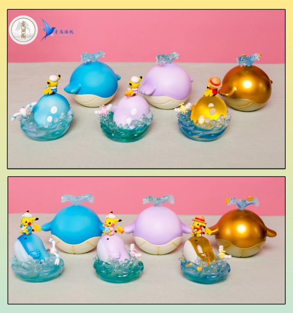 【預定】青鳥模玩 水手皮卡丘 百變怪 吼鯨王蛋殼 