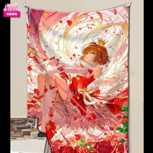 【海外代購】阿喵畫社 花海 魔卡少女櫻 珍珠款館藏級8k精裱畫 牆面掛毯 床頭地墊  冰箱貼 