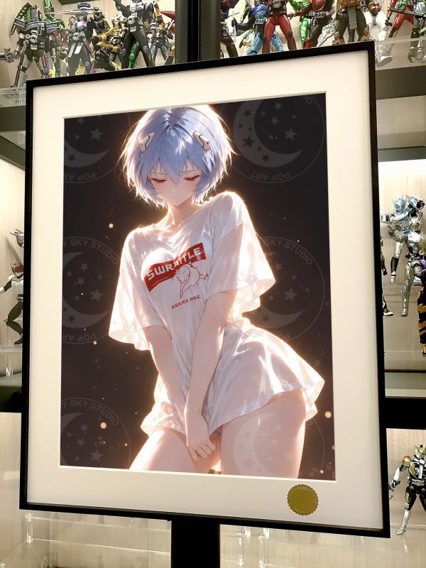 【海外代購】星空 《光影零》機甲香香潮流藝術版畫動漫裝飾畫 