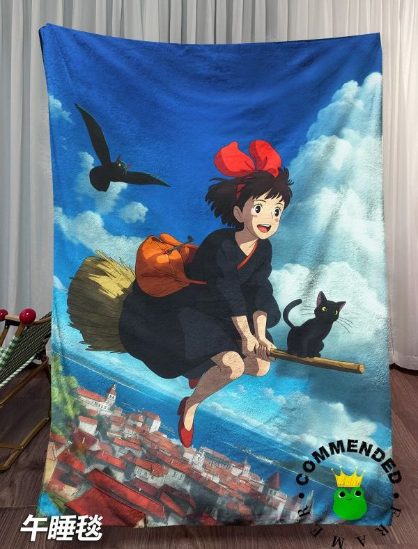 【海外代購】皇呱 《魔女宅急便》小魔女琪琪與黑貓吉吉修行之旅裝飾畫 