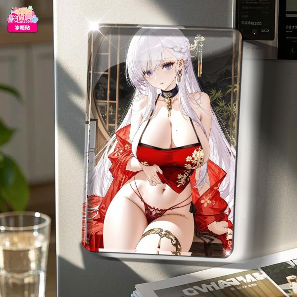 【海外代購】阿喵畫社 中式旗袍 貝爾法斯特-碧藍航線 新品12K超清主題裝飾週邊 床頭地墊  午睡毛毯 4公斤大護腕滑鼠墊 冰箱貼 