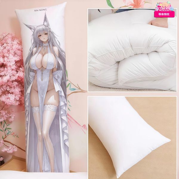 【海外代購】阿喵畫社 碧藍航線 信濃武藏等身抱枕矽膠滑鼠墊 