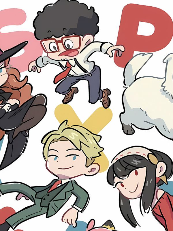 【海外代購】星空《Q版過家家》間諜過家家阿尼亞福傑黃昏約爾Anya動畫二次元裝飾畫 