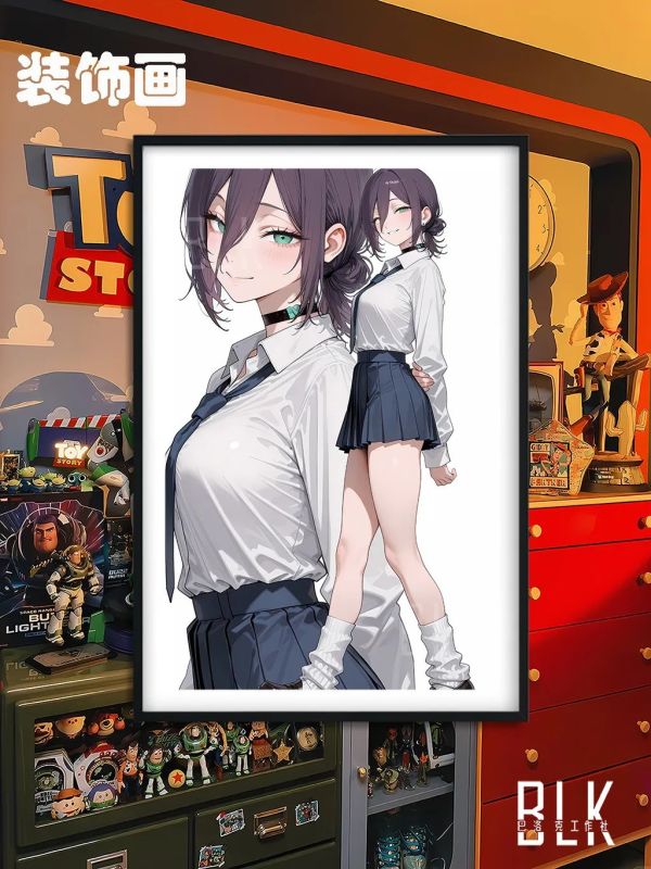 【海外代購】巴洛克 《蕾塞同學》鏈鋸人蕾塞篇裝飾畫冰箱貼 