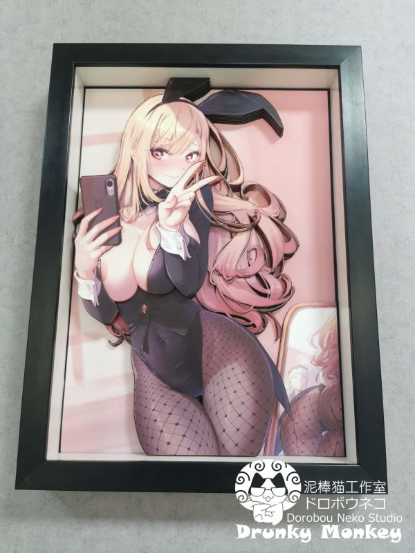 【海外代購】【45CM】泥棒貓 喜多川海夢 可月兌 裝飾畫 