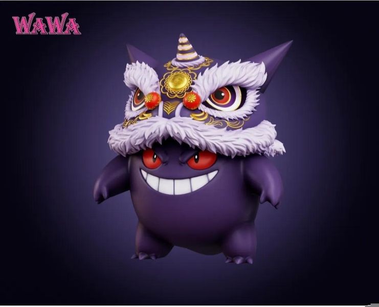 【預定】wawa 招財系列-舞獅耿鬼 