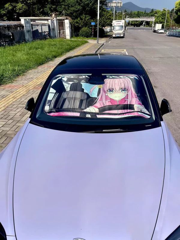 【海外代購】千鳥社 孤獨搖滾 後藤一里波奇醬遮陽隔熱膜 