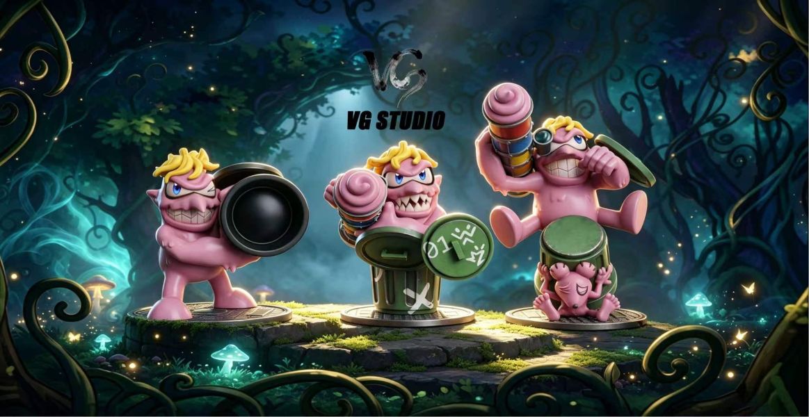 【預定】VG 數位暴龍世代 垃圾桶獸三組芝蒙獸 MH與小比例NPC 系列 