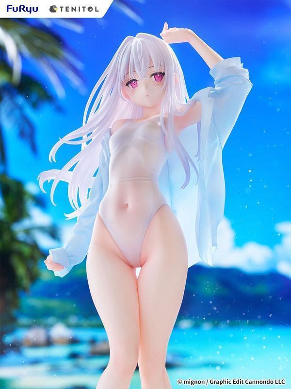【PVC預定】FuRyu TENITOL TALL MIGNON WORKS shiro 泳裝Ver 