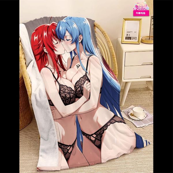 【海外代購】阿喵畫社 入睡前奏 艾斯德斯與莉雅絲 8k主題高清裝飾畫 午睡毛毯 冰箱貼 