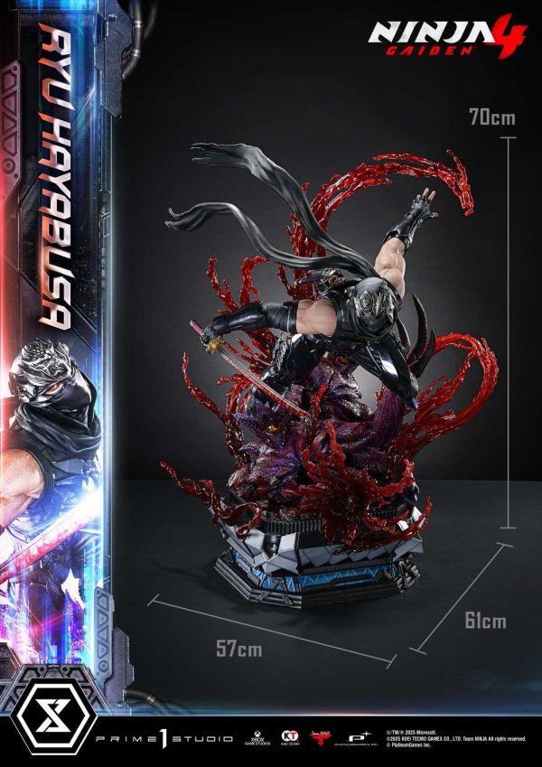 【預定】P1S Prime 1 忍者外傳4－隼龍（Ryu Hayabusa）1/4比例雕像 