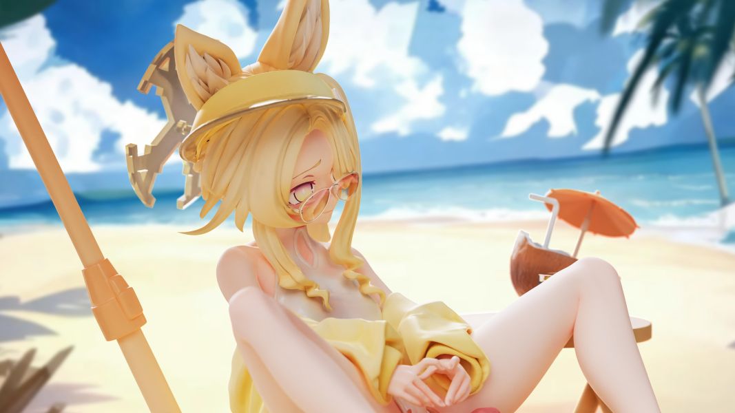 【R18-預定】Haruhi 碧藍檔案 沙灘泳裝聖婭 