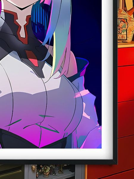 【海外代購】巴洛克 《賽博露西》賽博朋克邊緣行者裝飾畫冰箱貼 