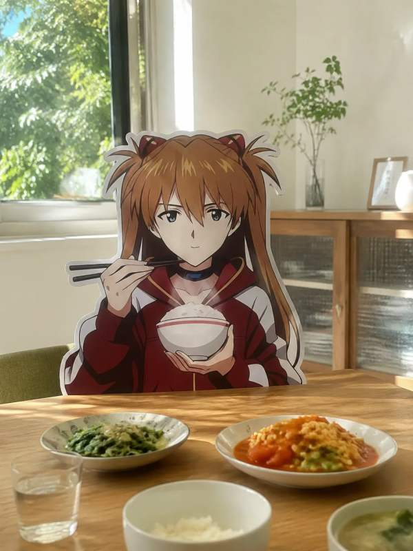 【海外代購】千鳥社 《明日香吃飯 立牌》 