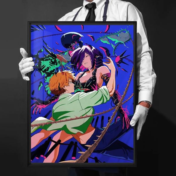 【海外代購】千鳥社 《致命擁抱》鏈鋸人蕾塞電次炸彈惡魔午睡毯地毯裝飾畫 午睡毯 地毯 