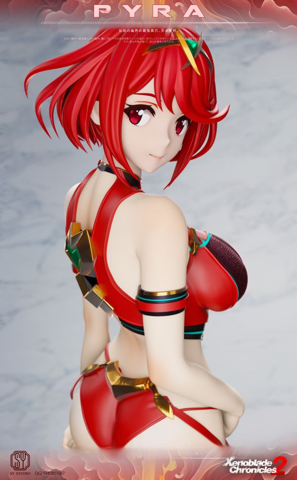 【預定】森炎 SY 女角色輕雕像系列 第一款 異度之刃 光Mythra&焰 Pyra 共鳴 