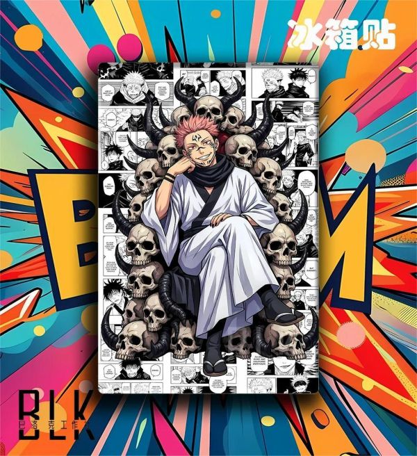 【海外代購】巴洛克《王座宿儺》咒術回戰裝飾畫冰箱貼 