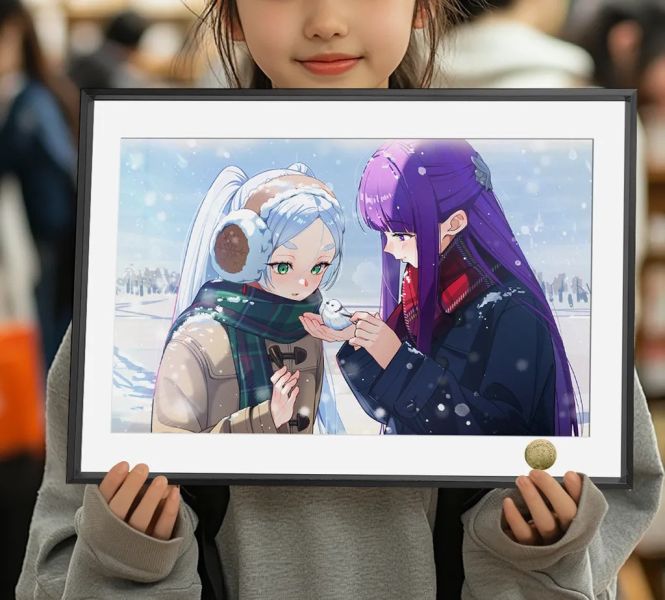 【海外代購】皇呱 《冬日溫情》葬送的芙莉蓮芙莉蓮菲倫裝飾畫 