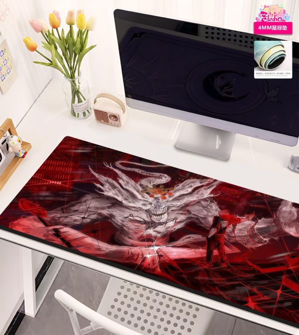 【海外代購】阿喵畫社 宿儺對戰魔虛羅 無限斬擊 咒術回戰新品異形套組裝飾畫 床頭地墊 發光滑鼠墊 