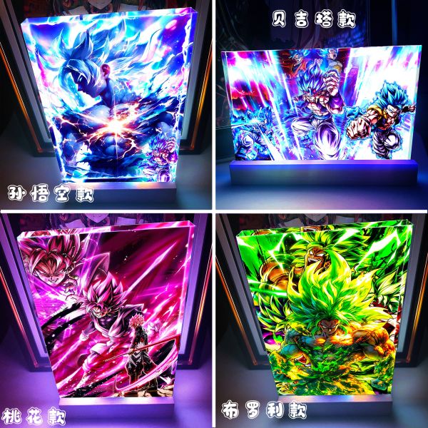 【海外代購】阿喵畫社 23cm大龍珠特效發光手辦架展示磚合輯 