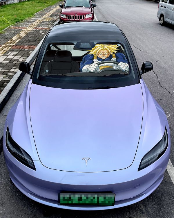 【海外代購】千鳥社 《汽車前擋遮陽－特南克斯》夏季汽車遮陽防曬前擋開車二次元龍珠特蘭克斯超級賽亞人 