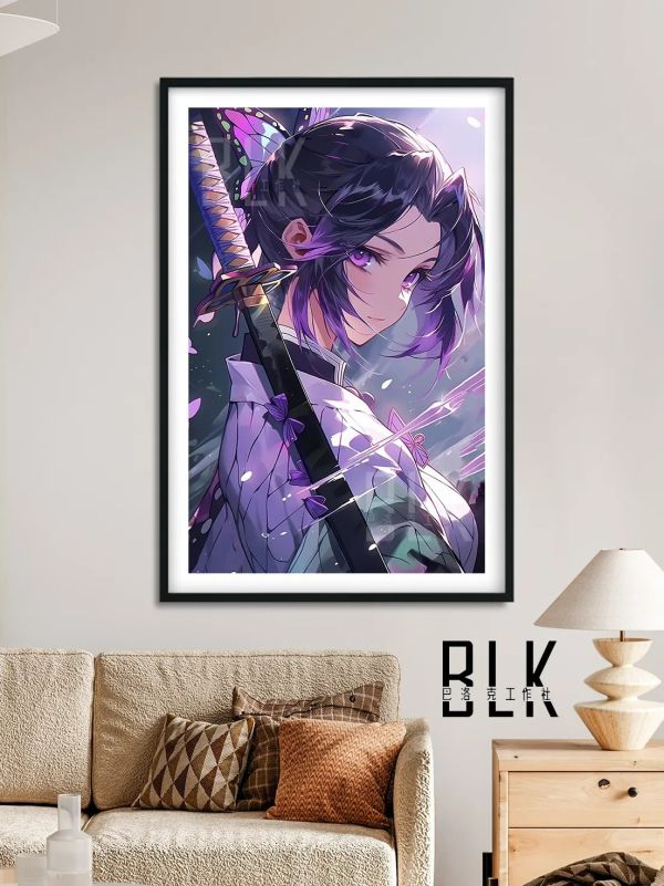 【海外代購】巴洛克《蝴蝶忍》滅之刃無限城篇九柱裝飾畫冰箱貼 