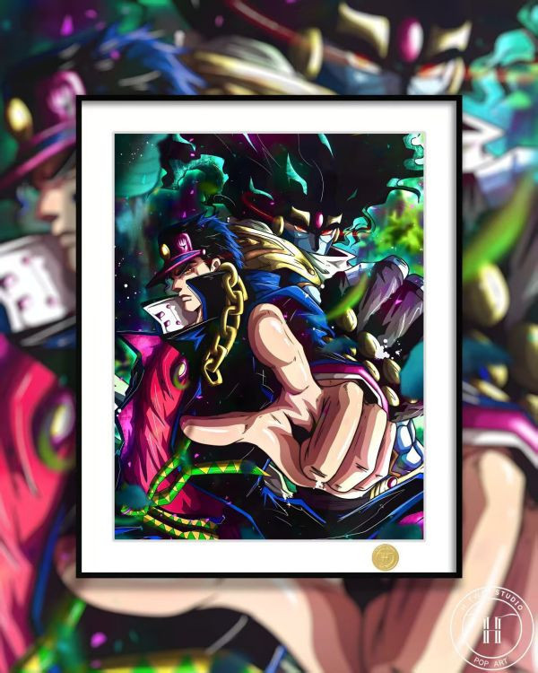 【海外代購】H2 《空條承太郎》白金之星JOJO的奇妙冒險裝飾畫 