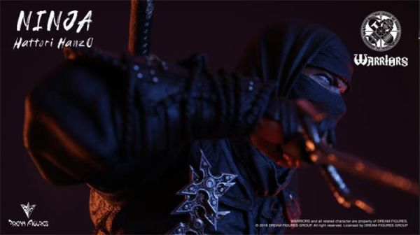 【海外代購】Dream Figures 勇士系列首款 忍者 服部半藏 1/4 收藏雕像 