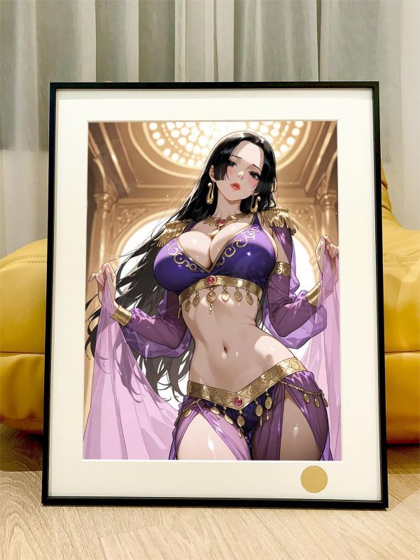 【海外代購】星空 《吉普賽女帝》Hancock海賊王路飛蛇姬漢庫克onepiece七武海動漫裝飾畫 