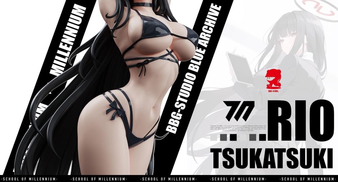 【R18-預定】BB Girl 調月莉音 1/6比例雕像 