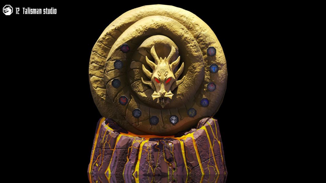 【預定】聖主 盤2.0 符咒 龍眼 岩漿 帶燈發光 