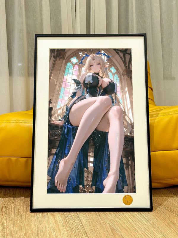 【海外代購】星空《坐姿卡提希婭》鳴潮芙露德莉斯殉道聖女裝飾畫 