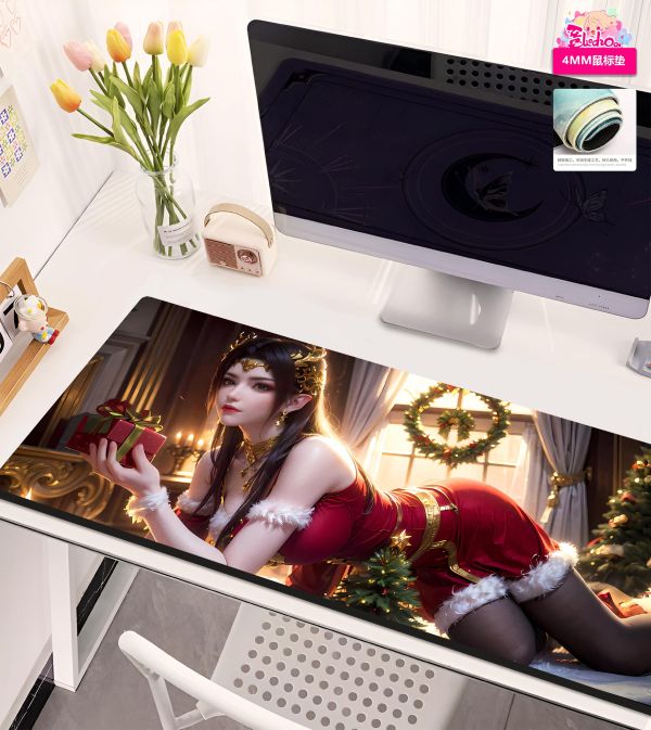 【海外代購】阿喵畫社 聖誕禮物 美杜莎 復古款實木紀念超清裝飾畫 滑鼠墊  床頭地墊  冰箱貼 