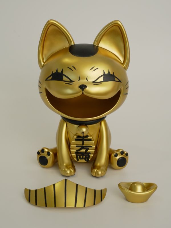 【預定】禦宅Home 當噠當（膽大黨）高速婆婆 財神貓 招財貓-坐等發財 手辦 家居擺件 