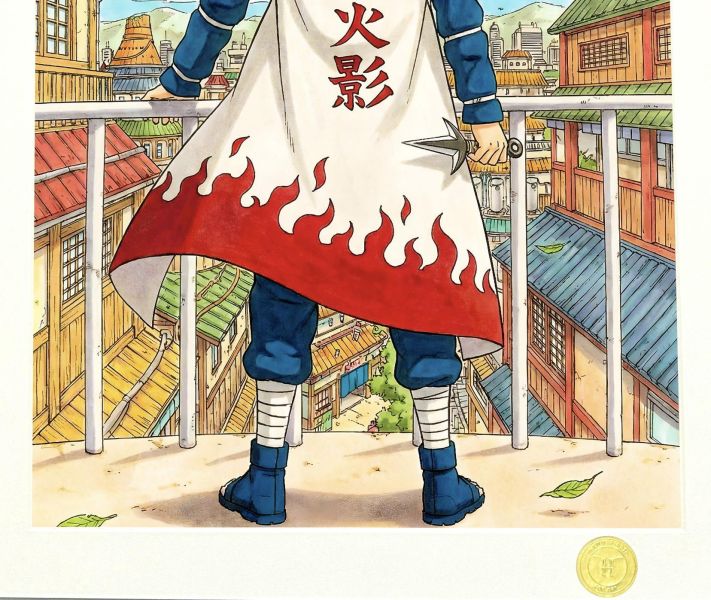 【海外代購】H2 《四代目火影》火影忍者黃色閃光鳴人裝飾畫 